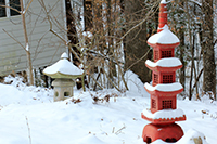 Pagodas in the Snow